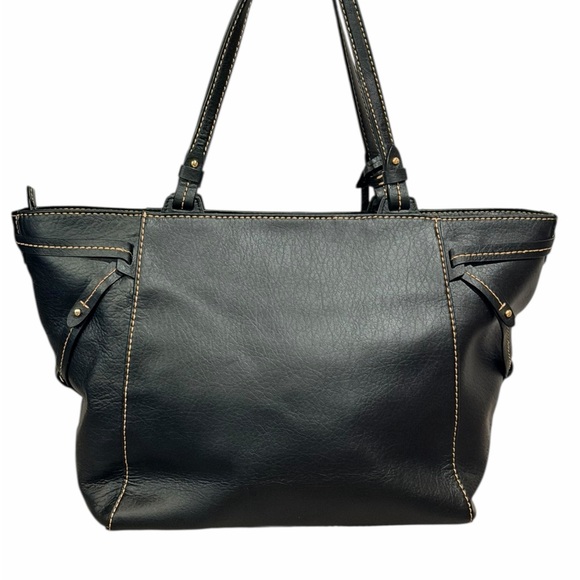 Lauren Ralph Lauren Sheldon Leather Tote Black - Picture 6 of 16